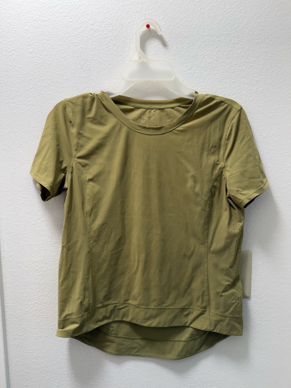 lululemon athletica Olive Green Short-Sleeve Performance Tee